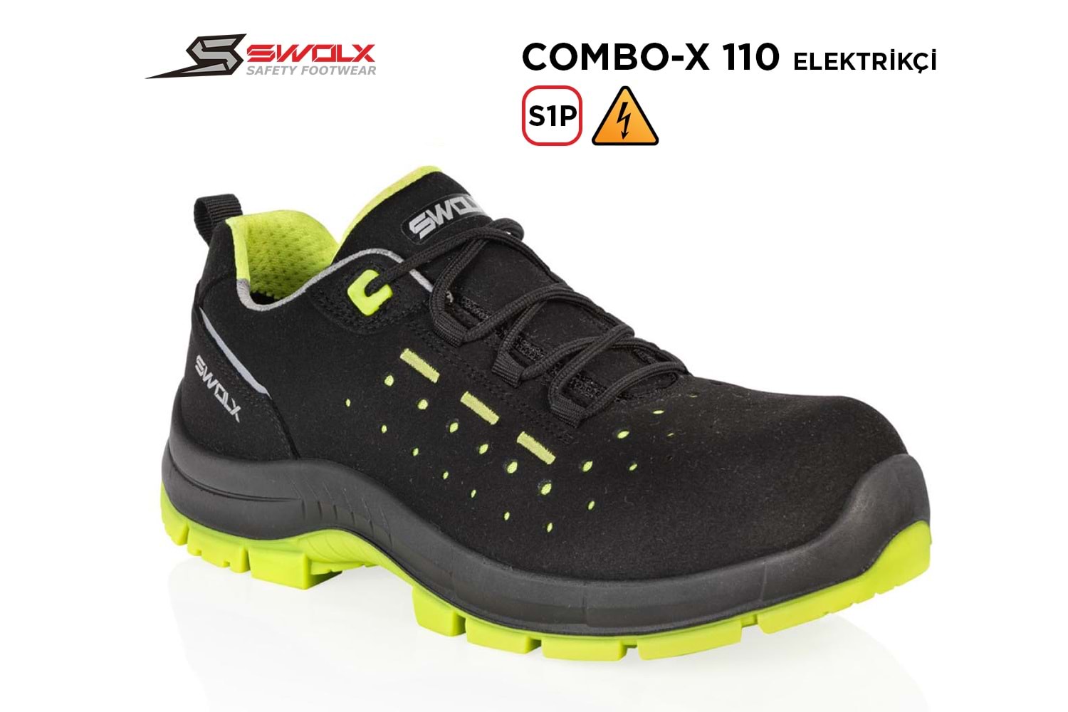 Swolx İş Ayakkabısı - Combo-X 110 S1P Elektrikçi - 43
