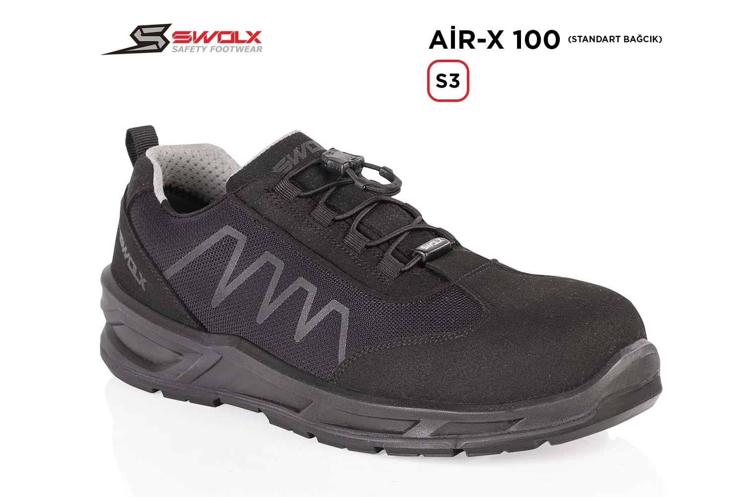 Swolx İş Ayakkabısı - Air-X Standart Bağcık 100 S3 - 43
